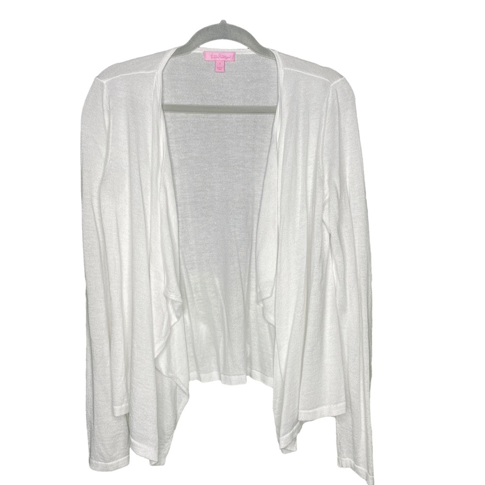 Lilly Pulitzer Sweater Cardigan White Small